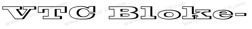 VTC Bloke字体转换